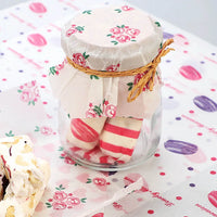 Novelty Hearts & Flowers Wax/Grease-Proof Paper - Perfect for Food Gift Wrapping and Baking Needs