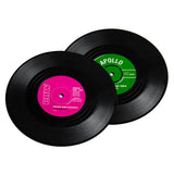 "Don't Want No Drips" 6Pcs Retro Vinyl Record Coasters Set Vinyl Record Coasters