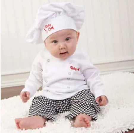 Cheeky Chefs and Baby Bakers Pro Kitchen Cooks Uniform