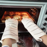 Cartoon 3D Cat Paws Oven Mitts - Heat Resistant Non-slip Insulated Kitchen Baking Gloves
