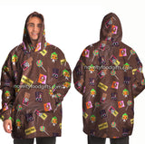Willy Wonka F'Oodie Snug Candy Hoodie - Charlie & The Chocolate Factory