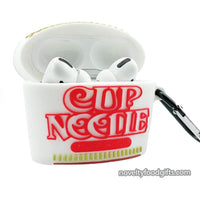 Ramen Noodle Cup Airpods Case  - Mini food headphone charging cover