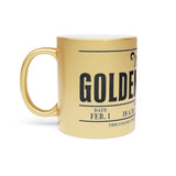 Willy Wonka Golden Ticket Metallic Gold Mug