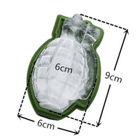 novelty hand grenade shaped ice cube chocolate candle soap or bath bomb silicone baking mold