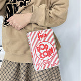Popcorn Movie Foodie Handbag - Funny Unique Statement Purse