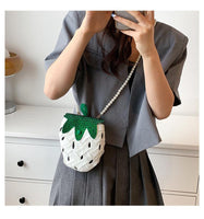 Unique Strawberry Handbag - Quirky Food 3D Purse