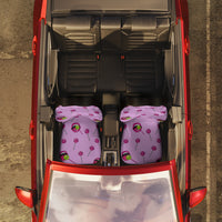 Rolling Sticks Retro Lollipop Pink Car Seat Covers