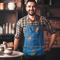 man-wearing-meatball-meteorite-shower-meat-your-maker-mens-unisex-comet-space-apron-available-from-novelty-food-gifts-dot-com