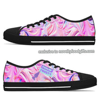 rainbow tie-dye frosting cute shoes for bakers