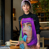 woman-wearing-retro-popart-rainbow-apron-unisex-featuring-unique-girl-with-the-icecream-tattoo-pop-art-picture
