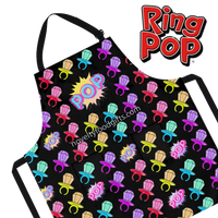 retro-rainbow-ringpop-popart-womens-apron-black-available-from-novelty-food-gifts-dot-com